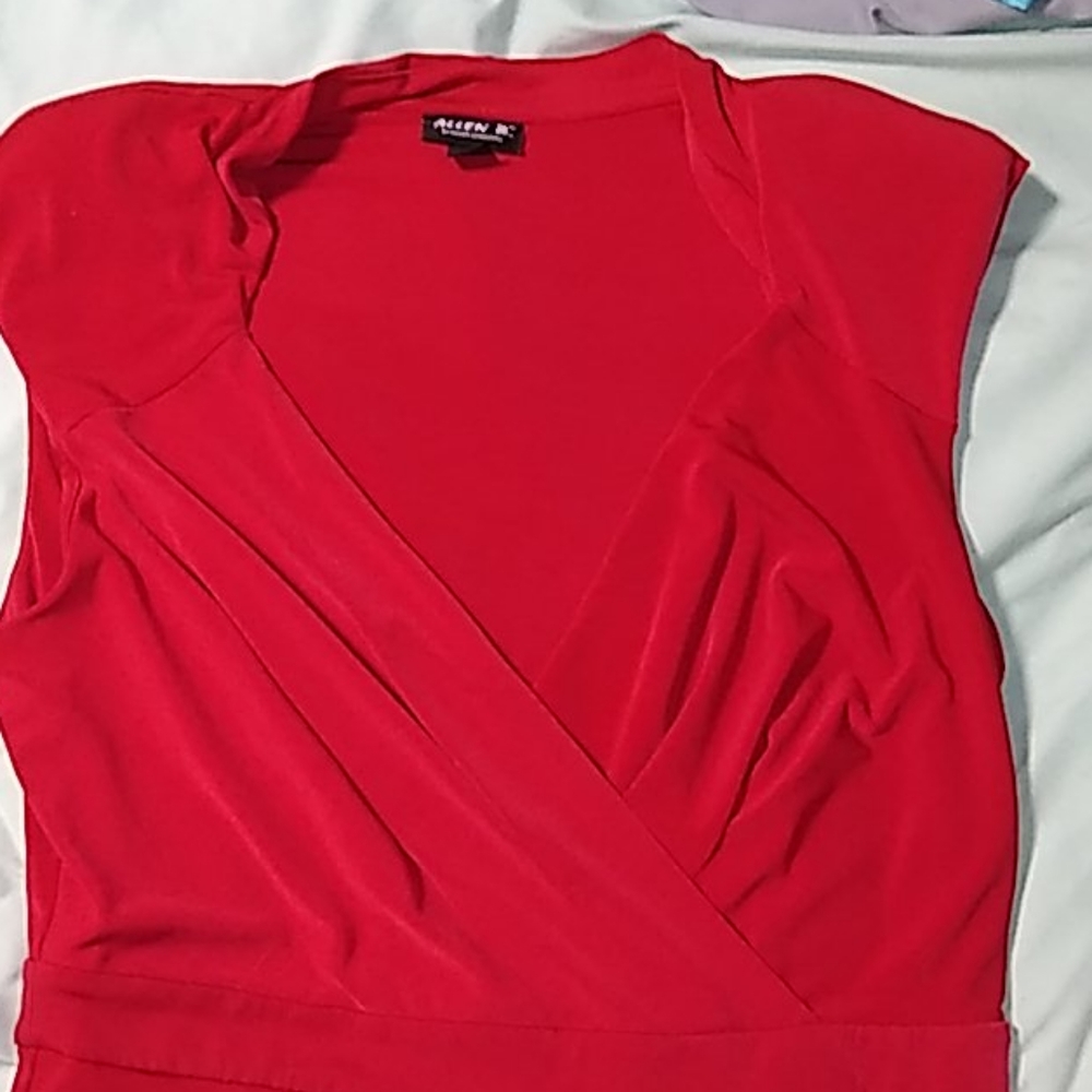 Red dress